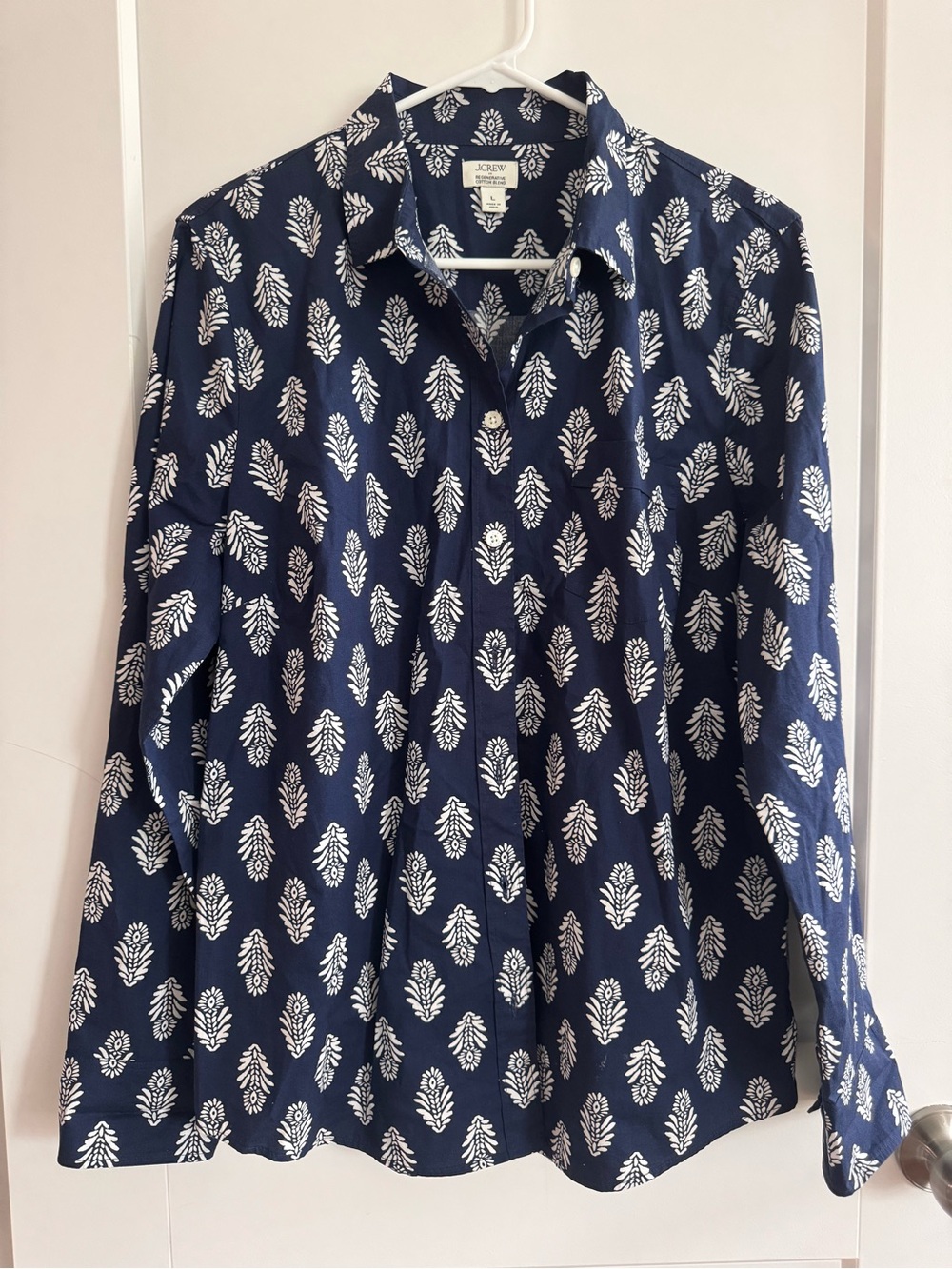 J. Crew Women’s Long Sleeve Button-Up Shirt